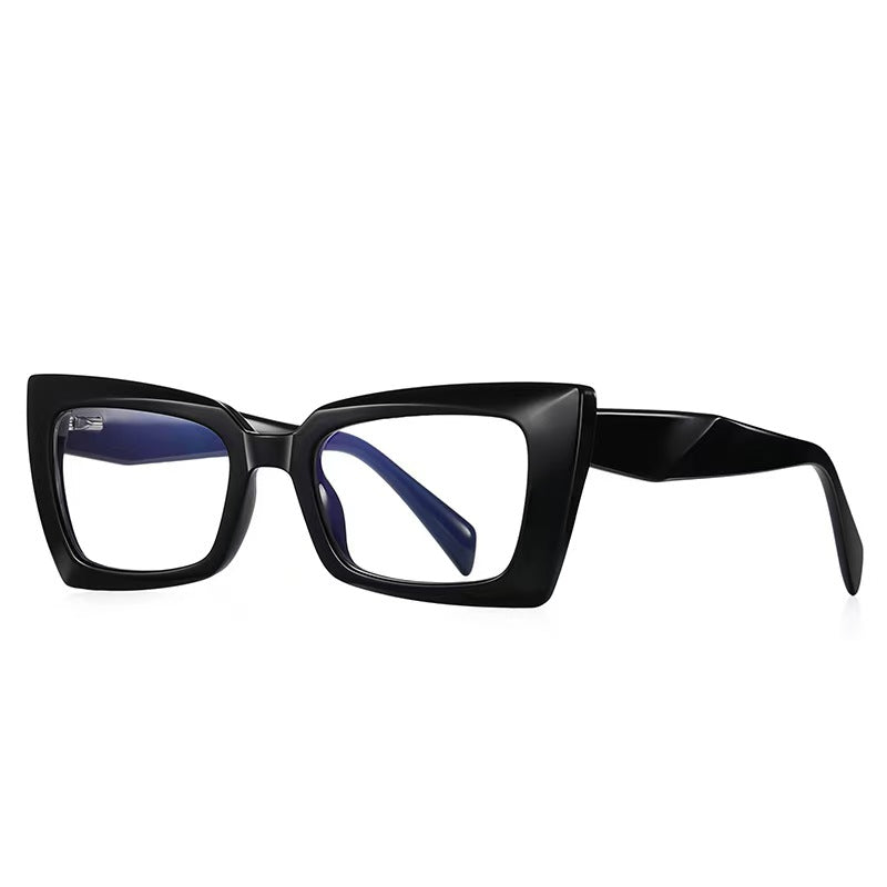 Violet Rectangle Eye Glasses
