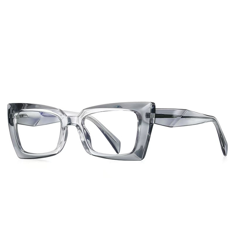 Violet Rectangle Eye Glasses