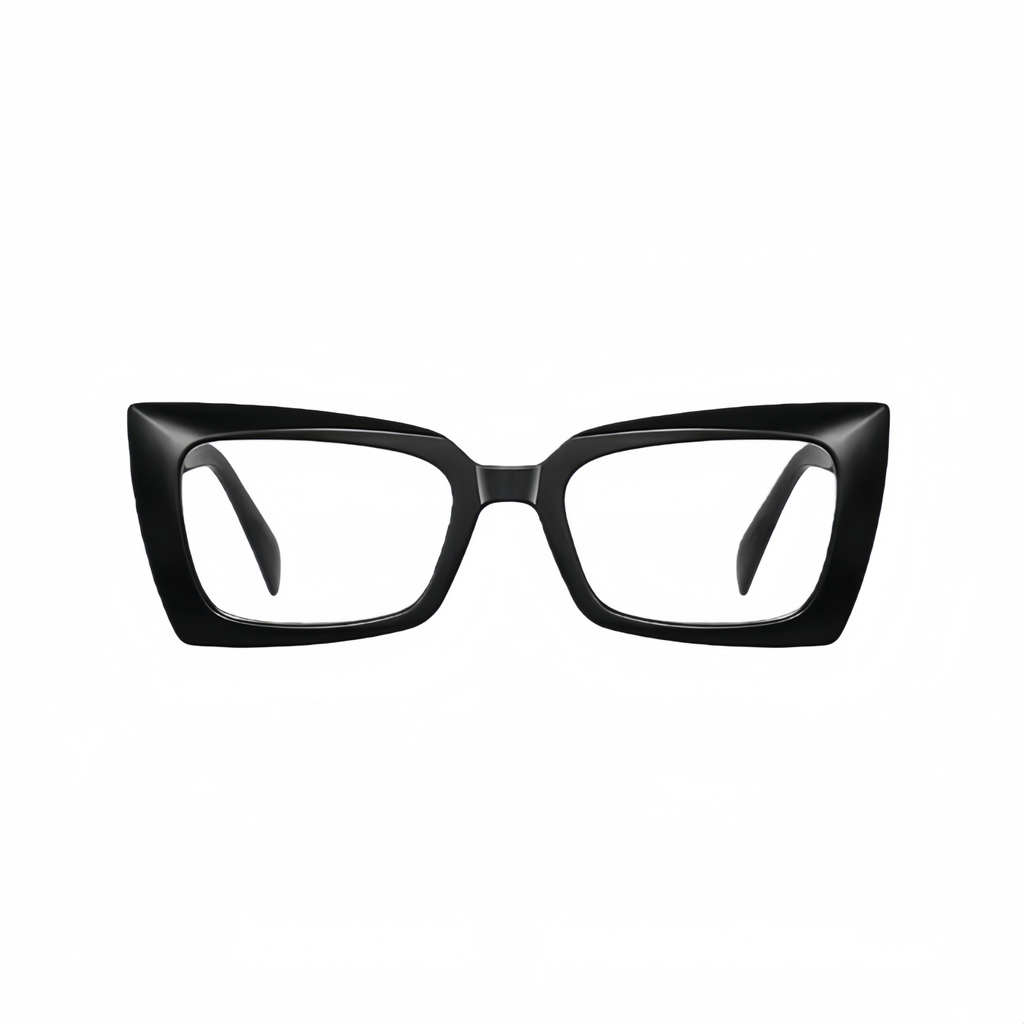 Violet Rectangle Eye Glasses