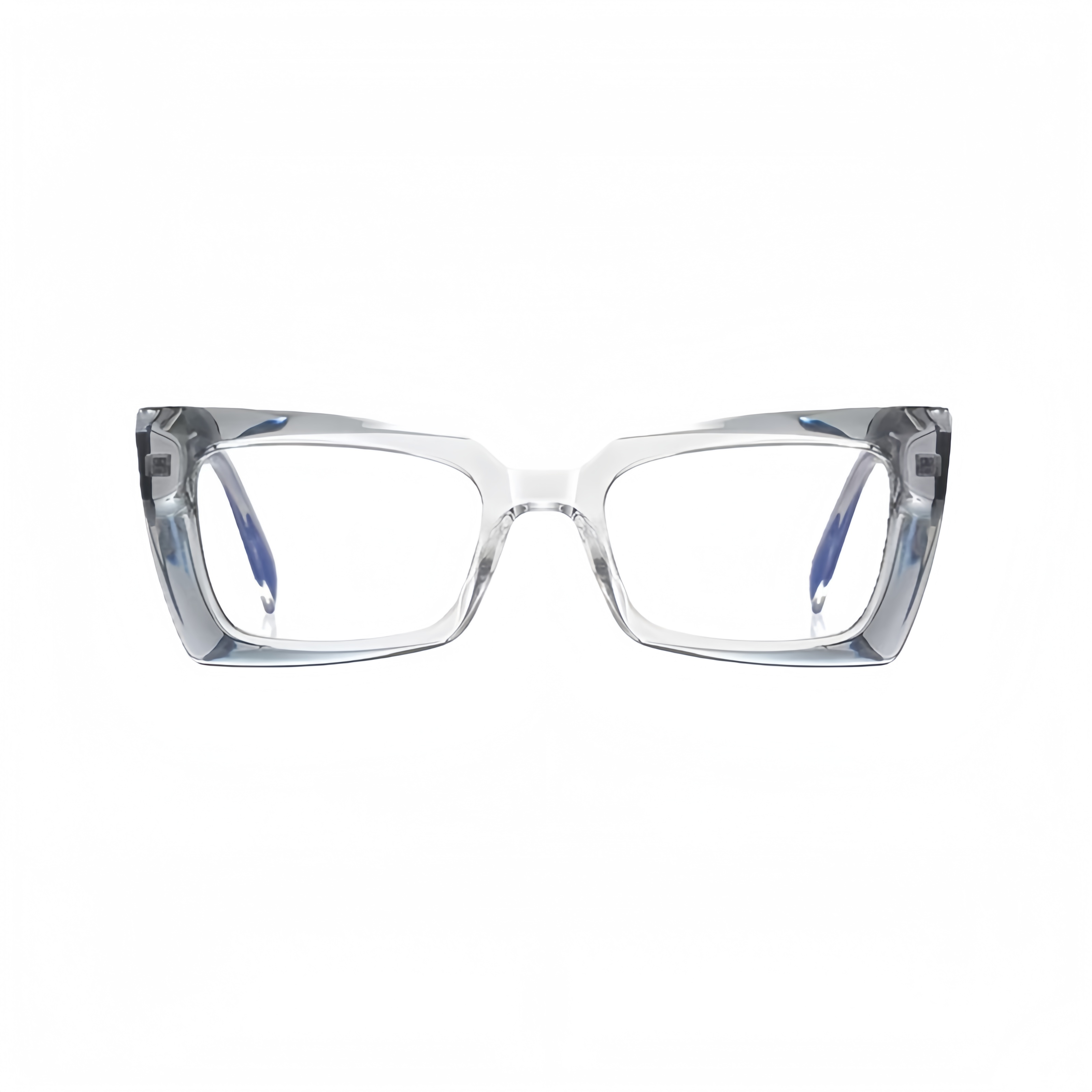 Violet Rectangle Eye Glasses