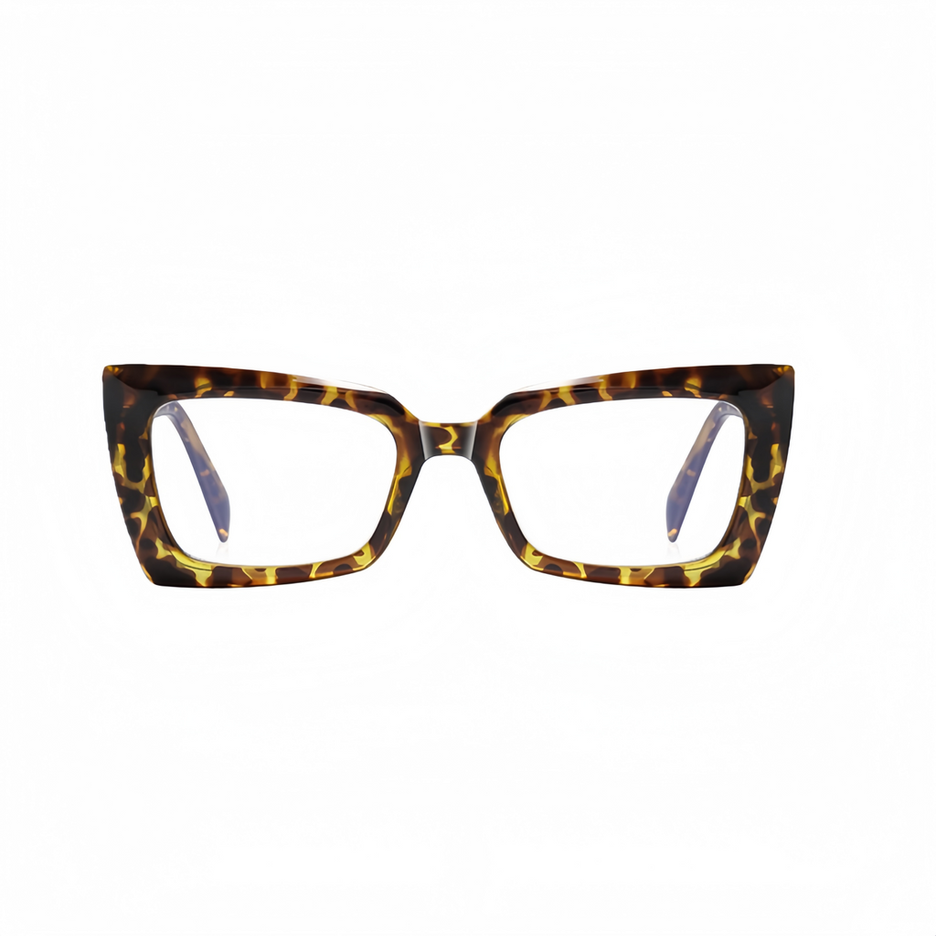 Violet Rectangle Eye Glasses