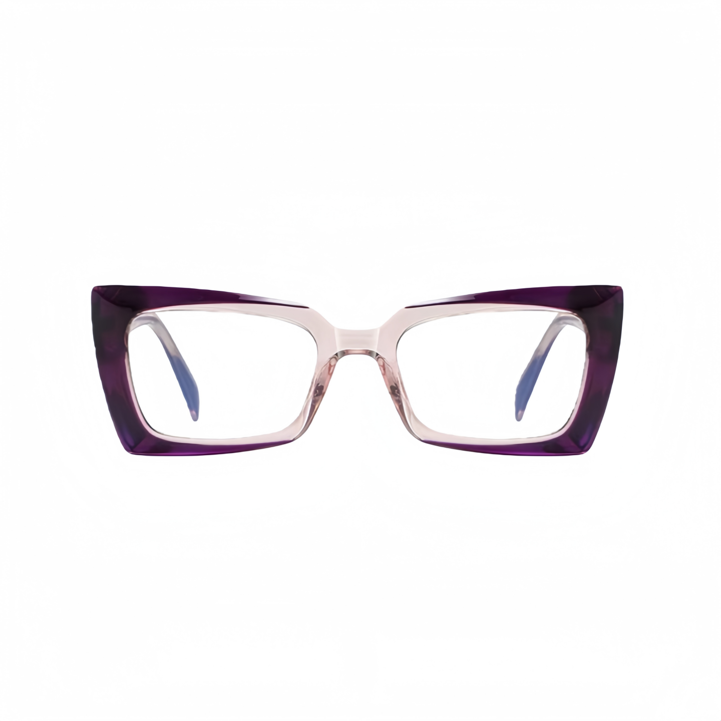 Violet Rectangle Eye Glasses